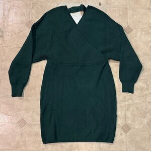 Elegant Green Mini Dress